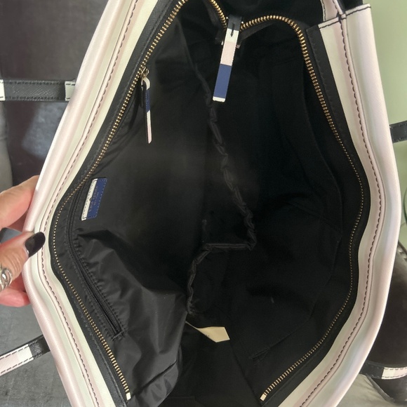 Kate Spade Striped Kaylie Grove street Diaper Baby Bag/ Tote - Picture 5 of 8